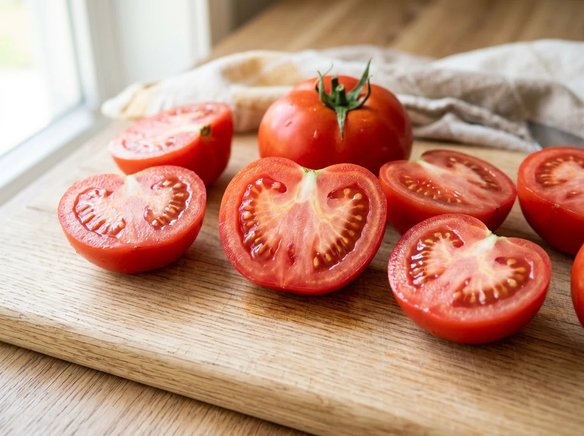 Lycopeen antioxidant celbescherming - verse rode tomaten